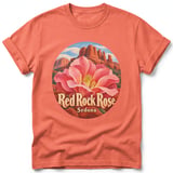 Red Rock Rose ~ Comfort Colors Premium Tee thumbnail 4