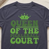 Pickleball Sport-Tek Performance Tee, Queen of the Pickleball Court, Court Apparel thumbnail 9