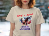 250 Years of American Independence T-Shirt, 1776-2026 Patriotic Eagle Tee, Fourth of July History Shirt, US Freedom Day Gift thumbnail 6