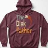 Pickleball Gildan Fleece Hoodie, The Dink Father, Court Pullover thumbnail 3