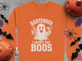 Bartender I Serve The Boos Tee thumbnail 9