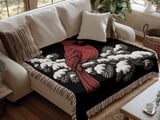 Snowy Winter Cardinal Blanket thumbnail 4
