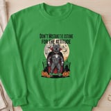 Vampire Pitbull Halloween Sweatshirt | Halloween Pittie Shirt | Pit Bull Lover Gift | Bully Breed Apparel thumbnail 6