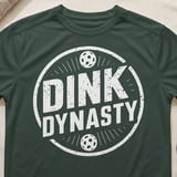 Pickleball Sport-Tek Performance Tee, Dink Dynasty, Moisture-Wicking Athletic Pickleball Court Apparel thumbnail 5