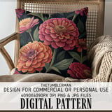 Colorful Floral Tumbler, Digital Download, Watercolor Flower Background, Scrapbook Paper, Floral Junk Journal Pages, Printable tumbler png thumbnail 5