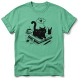 Bookish Black Cat Tee thumbnail 24