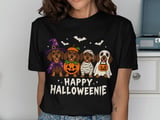 Happy Halloweenie Dachshund Tee thumbnail 1