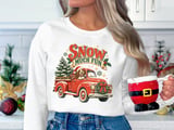 Snow Much Fun Christmas Truck Tee thumbnail 13
