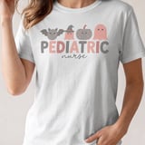 Pediatric Nurse Halloween Tee thumbnail 10
