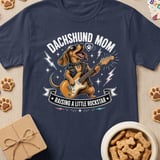 Dachshund Mom Rockstar Tee thumbnail 3