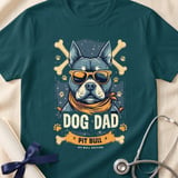 Pit Bull Dog Dad Tee | Pit Bull Dad Shirt | Pittie Dad Gift | Dog Dad Apparel thumbnail 16