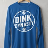 Pickleball Sport-Tek Long Sleeve Tee, Dink Dynasty, UV Sun Shield Shirt for Outdoor Open Play thumbnail 6