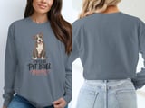 Proud Pit Bull Mom Long Sleeve Tee thumbnail 16