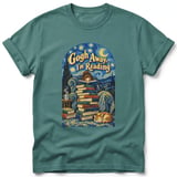 Gogh Away, I'm Reading ~ Comfort Colors Premium Tee thumbnail 8