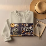 Halloween Duck Skeleton T-Shirt, Spooky Goose Tee, Autumn Fall T-Shirt, Funny Halloween Gift, Costume Shirt, Halloween Party Shirt thumbnail 5