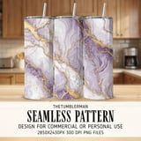 Purple Marble Gold Veins Tumbler Design, Digital Paper, Floral Watercolor Background, Junk Journal, Printable Png, Scrapbooking thumbnail 2