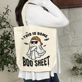 This Is Some Boo Sheet Tote Bag thumbnail 6