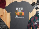 I'm With The Witch Tee thumbnail 8