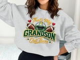 My Grandson Out There Football Sweatshirts thumbnail 1