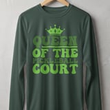 Pickleball Sport-Tek Long Sleeve Tee, Queen of the Pickleball Court, Outdoor Performance Sun Shield Shirt thumbnail 7