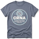 Funny CRNA Carry On Tee thumbnail 2