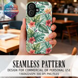 Tropical Botanical Floral Digital Art thumbnail 1