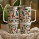 Retro Beach Day Digital Size Bundle Png thumbnail 9