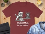 Responsible For Flying Magma Absurd Cat Tee thumbnail 5