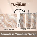 20 oz Skinny Tumbler Wrap, Geode Sublimation Design, Straight and Tapered, Pink Gold Marble Tumbler Digital Download, Tumbler Design thumbnail 5