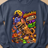 Halloween Mystery Detective Chase Dog Sweatshirt thumbnail 7