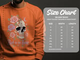 Bad to the Bone Floral Skull Tee or Sweatshirt thumbnail 17