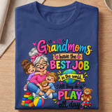 Grandmoms Have The Best Job Tee thumbnail 6