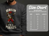 Bruh I'm A Pirate Tee thumbnail 15