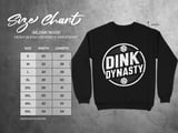 Pickleball Gildan Crewneck Sweatshirt, Dink Dynasty, Court Warm Up thumbnail 11