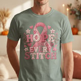 Hope In Every Stitch Faux Patchwork Tee thumbnail 17