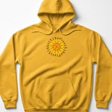 Pickleball Gildan Fleece Hoodie, pickleball Sunflower Stem Graphic, Court Pullover thumbnail 10
