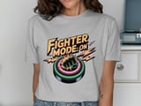 Cancer fighting t-shirt, Fighter Mode On T-Shirt, Punch Design Shirt, Inspirational Cancer Shirt, Hope T-Shirt, Funny T-Shirt, Support Gift thumbnail 1
