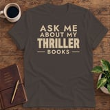 Ask Me About My Thriller Books Softstyle Tee thumbnail 2
