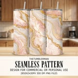 Rose Gold Marble Tumbler, Digital Paper, Watercolor Flower Backgrounds, Floral Junk Journal Pages, Printable Tumbler png, Scrapbooking Paper thumbnail 2