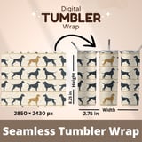 Rustic Canine Charm Digital Design Size Bundle Png thumbnail 7