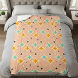 Star Throw Blanket and Pillow: Retro Style, Mid Century Modern  Home Decor thumbnail 12
