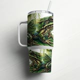 Frog Tumbler Wrap Design, 40oz Tumbler Wrap PNG, Nature Frog Sublimation Design, Digital Download for Tumbler thumbnail 6