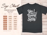 Yes, I Start the Tuning! Not Sorry. Graphic Tee thumbnail 7