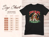 Ugly Christmas Basset Hound Tee thumbnail 11