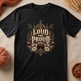 Loud and Proud Football Tee thumbnail 4