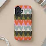 Retro Geometric Hearts MagSafe® Phone Case thumbnail 5