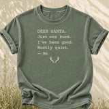 Deer Santa Just One Buck Tee thumbnail 6