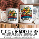 Superhero Dogs Squad Mug Wrap thumbnail 1