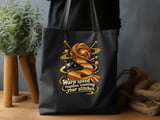 Warp Speed Counting Stitches Tote Bag thumbnail 2