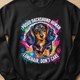 Proud Dachshund Human Tee thumbnail 5